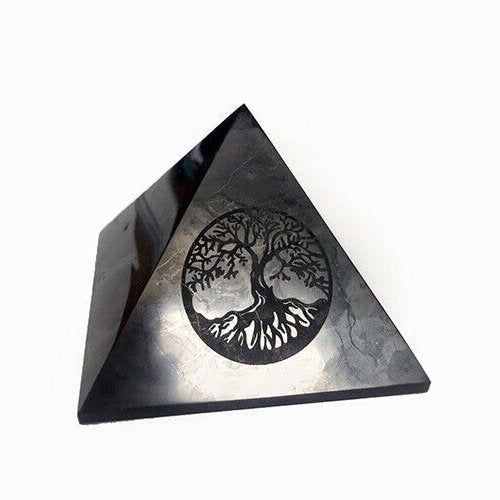 Tree Of Life Shungite Pyramid